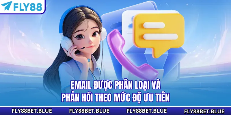 Email được phân loại và phản hồi theo mức độ ưu tiên