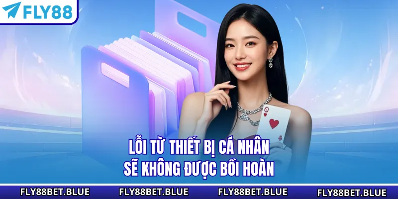 Lỗi từ thiết bị cá nhân sẽ không được bồi hoàn